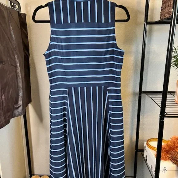 Tommy Hilfiger Striped Midi Shirt Dress - Picture 9 of 9